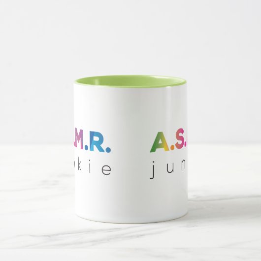 Mug Rainbow ASMR junkie (Centre)
