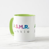 Mug Rainbow ASMR junkie (Devant gauche)