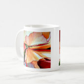Mug Rainbow Begonia flower watercolour original (Devant gauche)