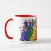 Mug Rainbow Belly Dancer Art Belly Dance Troupe (Gauche)