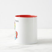 Mug Rainbow Celestial Blue Moon & Stars Unicorn (Centre)