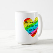 MUG RAINBOW COEUR JOHN 15:12 CONCEPTION (Devant droit)