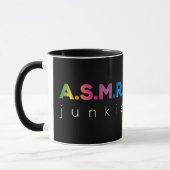 Mug Rainbow color ASMR junkie Black Edition (Gauche)