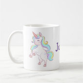 Mug Rainbow color Unicorn girl (Gauche)