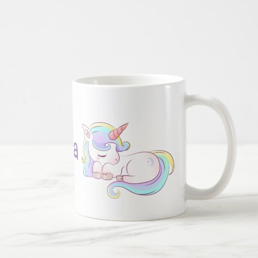 Mug Rainbow color Unicorn girl (Droite)