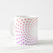 Mug - Rainbow Colored Star Swirls (Devant gauche)