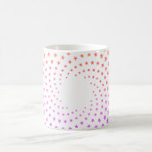 Mug - Rainbow Colored Star Swirls (Centre)