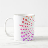 Mug - Rainbow Colored Star Swirls (Gauche)