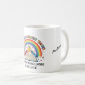Mug Rainbow Crayon Apple Worlds Greatest Teacher (Devant droit)