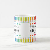 Mug Rainbow Crayons Kindergarten Enseignant (Centre)