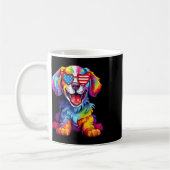 Mug Rainbow Cute Chien Aimer Funny Colorful Chiot Happ (Gauche)
