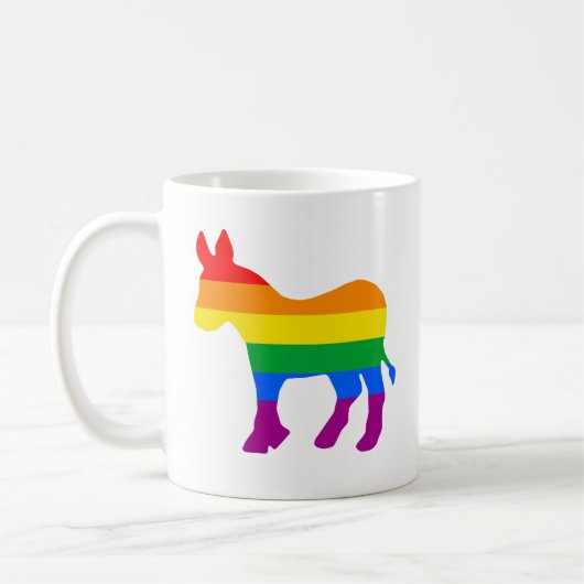 Mug Rainbow Democrat (Gauche)