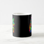 Mug Rainbow DJ Chat Avec Lunettes De Soleil (Centre)