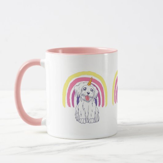 Mug Rainbow Dogicorn (Gauche)