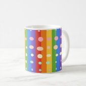 MUG RAINBOW DOT SRIPES (Devant droit)