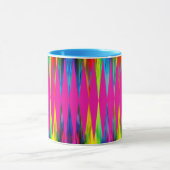 Mug [Rainbow Fiesta] Harlequin géométrique rose chaud (Centre)