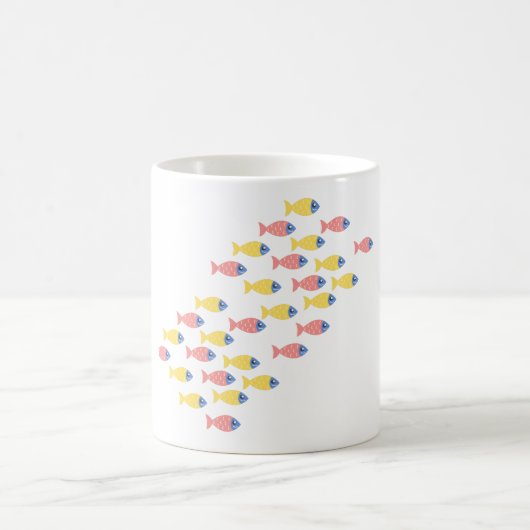 Mug Rainbow Fish Migration Coffee Coupe de café (Centre)