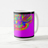 Mug Rainbow Floral Fur Feathered Hat (Devant droit)