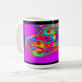Mug Rainbow Floral Fur Feathered Hat (Devant gauche)