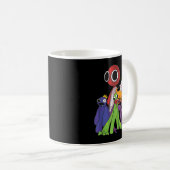 Mug Rainbow Friends bleu orange vert (Devant droit)