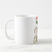 Mug Rainbow Funny Turtle portant le Noël Noël Noël Noë (Gauche)