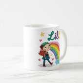 Mug Rainbow Girl (Devant droit)