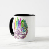 Mug "Rainbow Haven : Une retraite de rêve" (Devant gauche)