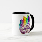 Mug "Rainbow Haven : Une retraite de rêve" (Devant droit)