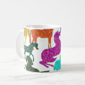 Mug Rainbow Horses - "Dotty about Horses !" (Devant gauche)