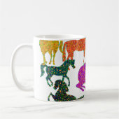 Mug Rainbow Horses - "Dotty about Horses !" (Gauche)