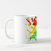 Mug Rainbow Modern Stripe LGBT (Gauche)