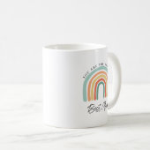 Mug Rainbow moderne Best Mom Mothers Day Cadeau (Devant droit)