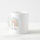 Mug Rainbow moderne Best Mom Mothers Day Cadeau (Devant gauche)