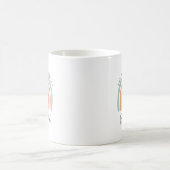 Mug Rainbow moderne Best Mom Mothers Day Cadeau (Centre)