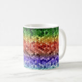 Mug Rainbow Mosaic Pattern (Devant droit)
