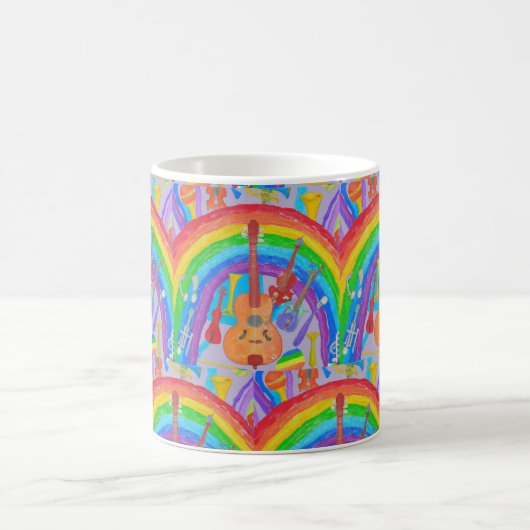 Mug Rainbow Musical Instruments de bande Enseignant Mu (Centre)