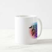 Mug Rainbow October Girl (Devant droit)