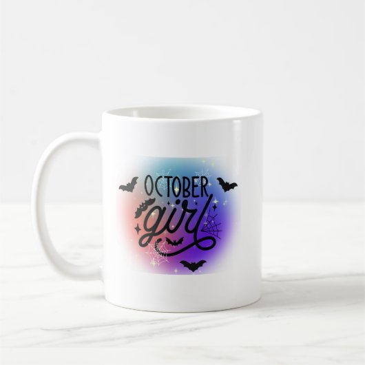 Mug Rainbow October Girl (Gauche)