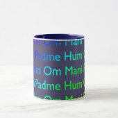 Mug Rainbow Om Mani Padme Hum sur violet (Centre)