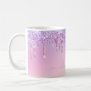 Mug Rainbow parties scintillant scintillement script g