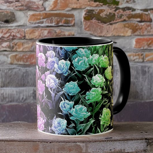Mug Rainbow Pastel Tulips