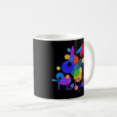 Mug Rainbow Rhapsody : Happy Rainbow Coloured Design" (Devant droit)