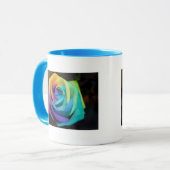 Mug Rainbow Rose Blossoms Park Party Douche Love Art (Devant gauche)