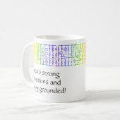 Mug Rainbow Schematica Musique personnalisée (Devant gauche)