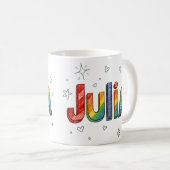 Mug Rainbow Scribbles (Devant droit)