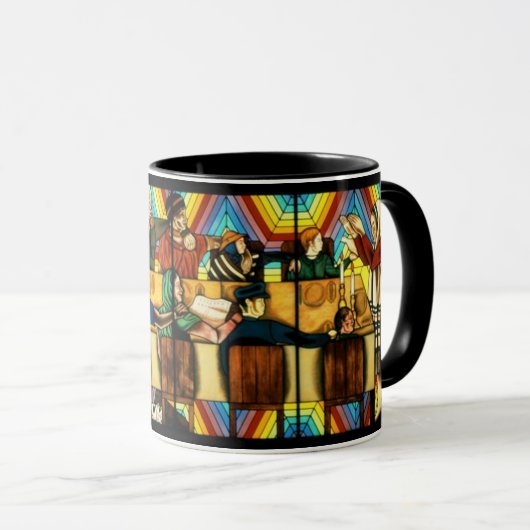 Mug Rainbow Shabbat, Judy Chicago Peinture - Art (Devant droit)