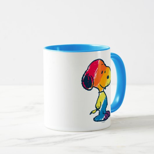 Mug Rainbow Snoopy (Devant droit)