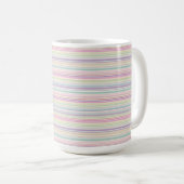 Mug rainbow stripe background (Devant droit)