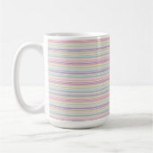 Mug rainbow stripe background (Gauche)