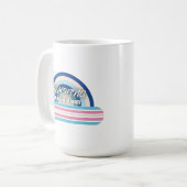 Mug Rainbow Teaching est un travail de coeur (Devant gauche)
